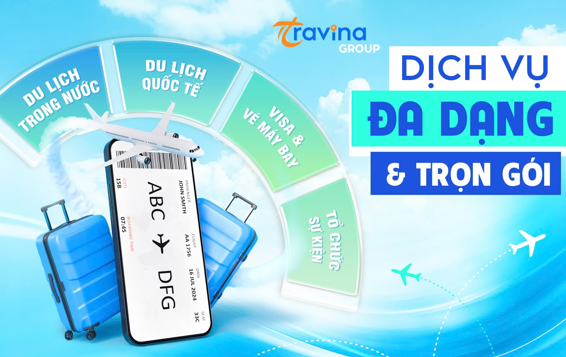 Dịch vụ du lịch đa dạng và trọn gói