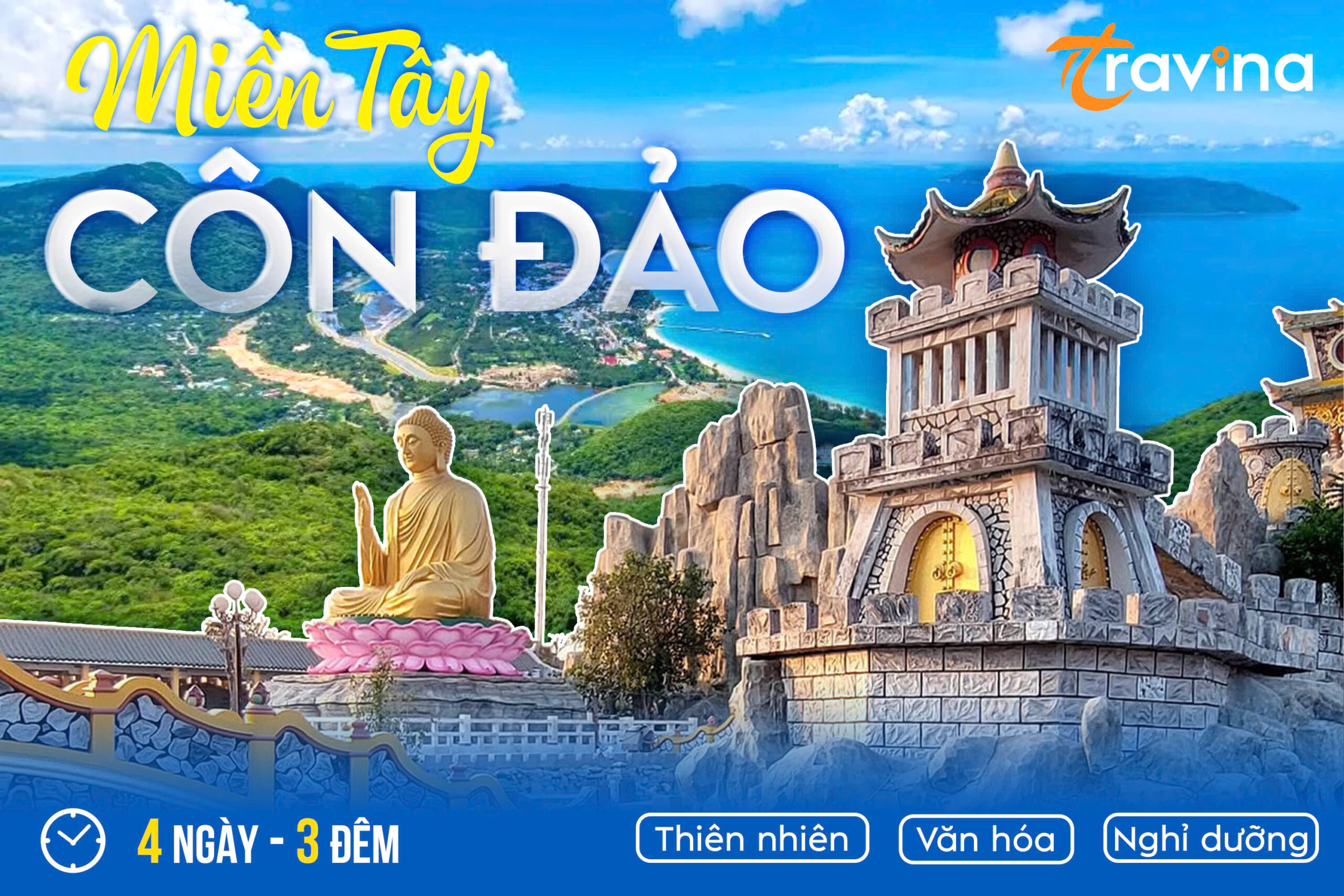 Hà Nội – Cần Thơ – Sóc Trăng – Côn Đảo 4 Ngày 3 Đêm bay VNA