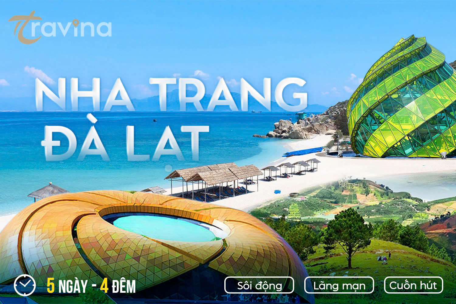 Tour Nha Trang – Đà Lạt 5 Ngày 4 Đêm từ Hà Nội